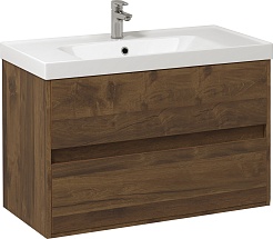 Водолей Тумба с раковиной Грейс 90 дуб хантон – фотография-1