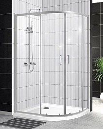 BelBagno Душевой уголок Uno 120/80 UNO-195-RH-2-120/80-C-Cr стекло прозрачное – фотография-1