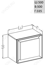Opadiris Зеркальный шкаф "Капри 50" L – фотография-3