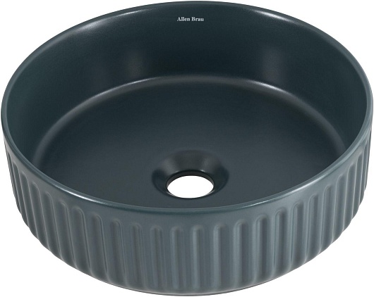Allen Brau Мебельная накладная раковина Fantasy Line 36 4.11032.PT петроль – фотография-6