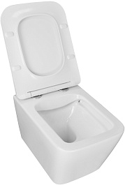 Azario Унитаз подвесной Boca AZ-2002 безободковый белый – фотография-8