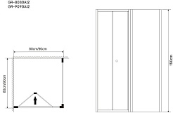 Grossman  Душевой уголок Alba 2 GR-9090 – фотография-7