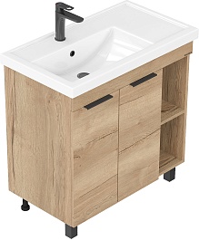 Onika Тумба с раковиной Легран 80 дуб галифакс – фотография-3