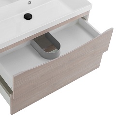 BelBagno Тумба с раковиной Marino 80 подвесная Rovere Grigio – фотография-6