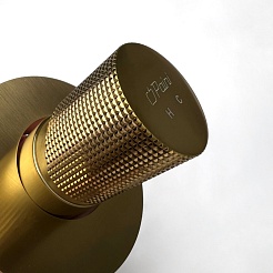 Paini Смеситель для душа Cox grip 7GPJ690 встраиваемый, брашированное золото – фотография-5