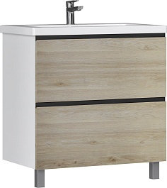 Vigo Тумба с раковиной Cross 800-0-2 дуб давос натуральный – фотография-1