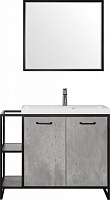 Style Line Мебель для ванной Лофт Classic 80/100 R бетон