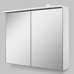 Am.Pm Зеркало-шкаф Spirit 2.0 100 белый глянец – фотография-10