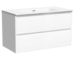 Sancos Мебель для ванной Libra 90 белый глянец – фотография-9