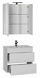 Aquanet Комплект мебели "Тулон 75" белый (183626) – фотография-7