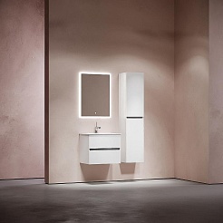 Sancos Тумба с раковиной Urban 60 белый глянец раковина Element 61 CN7001 – фотография-10