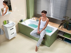 Cersanit Акриловая ванна Santana 170 ультра белая – фотография-2