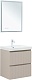 Aquanet Тумба с раковиной Джейн (Flat) 60 Flash подвесная бежевая матовая – картинка-35