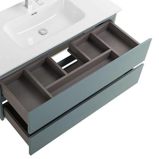 BelBagno Тумба под раковину Kraft 100 подвесная Голубой матовый – фотография-4