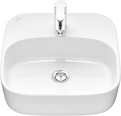 Акватон Тумба с раковиной и белой столешницей Либерти 75 Одри Soft дуб эльвезия – фотография-4