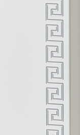 Misty Шкаф-пенал Престиж 35 R белый/серебряная патина – фотография-5