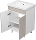 Misty Тумба с раковиной Майна 60 сливки/белая – картинка-12