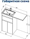 Aquanet Тумба с раковиной под стиральную машину Токио 130 L белая – фотография-26