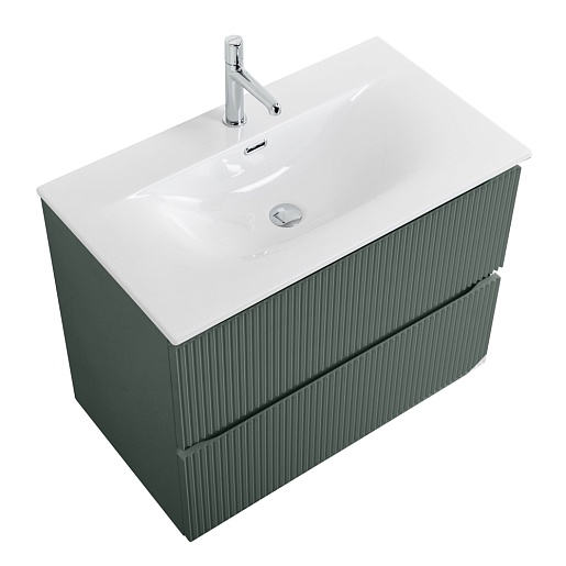 BelBagno Тумба под раковину Uno 80 подвесная Еловый матовый – картинка-7