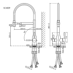Sancos Смеситель для кухни Garda SC4009CH хром – фотография-7