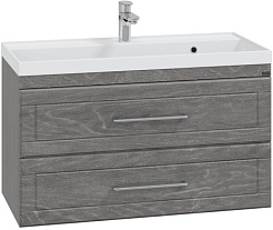 СанТа Тумба с раковиной Венера 100 дуб шале графит – фотография-1