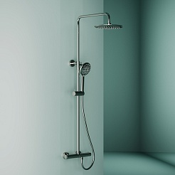 Sancos Душевая система Game с термостатическим смесителем хром SC3002CH – фотография-2