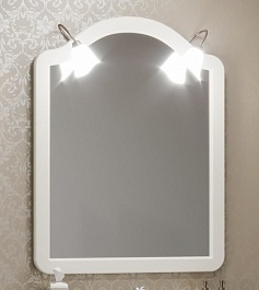 Opadiris Зеркало для ванной Виктория 90 слоновая кость – фотография-1