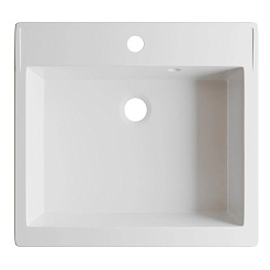 Mixline Тумба с раковиной Этьен 50 белая правая – фотография-5