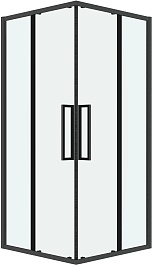 Grossman  Душевой уголок Cosmo 90x90x195 профиль графит сатин стекло прозрачное – фотография-1