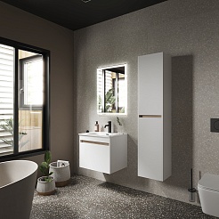 Sancos Мебель для ванной Smart 60 белый глянец – фотография-2