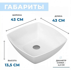 Teymi Тумба с раковиной Ritta 65 дуб эврика/графит матовый подвесная T60524 раковина T50701 – фотография-10