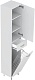 Onika Шкаф пенал Модерн 36 R с б/к белый – фотография-13