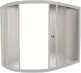 1Marka Шторка для ванны Catania 150x100x140 хром