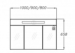  Мебель для ванной Стайл 80 белый/орегон – фотография-6