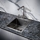 Milacio Мойка кухонная Denia 41 Steel вороненая сталь – фотография-10