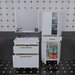 СанТа Мебель для ванной Калипсо 80 NEW – фотография-9