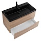 BelBagno Тумба с раковиной Marino 80 подвесная Rovere Bianco с раковиной 80/45 AST-NERO – картинка-11