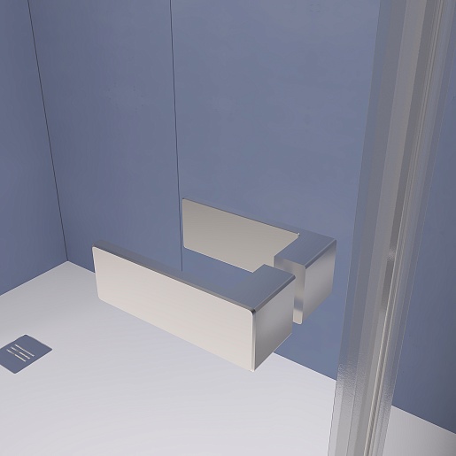 RGW Душевой уголок Stilvoll SV-040 100x90 профиль хром стекло прозрачное – картинка-5