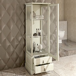 Opadiris Шкаф-пенал для ванной Клио 40 R слоновая кость – фотография-3