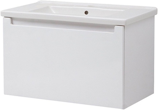 Ceruttispa Мебель для ванной Пьемонт 60 подвесная №1 с зеркальным шкафом – фотография-2