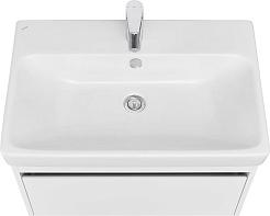 Акватон Тумба под раковину Марти 70 белый/дуб эндгрейн – фотография-2