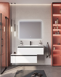 Cezares Тумба Slider 100 белая – фотография-16