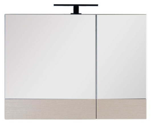 Aquanet Зеркальный шкаф "Нота 90" камерино светлый дуб – фото-1