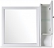 ASB-Woodline Мебель для ванной Гранда 105, белый (патина серебро), массив ясеня – картинка-20