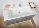 Бриклаер Мебель для ванной Мадрид 110 серая лиственница – фотография-8
