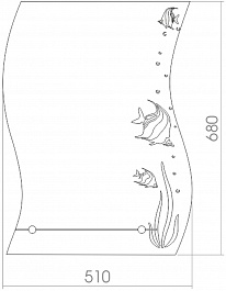 Mixline Зеркало Шарм Немо 51 – фотография-2