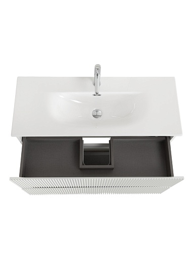 BelBagno Тумба под раковину Uno mini 100 подвесная Bianco Opaco – фотография-8