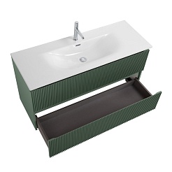 BelBagno Тумба с раковиной Uno 120 подвесная Еловый матовый с раковиной BB-8099-120 – фотография-5