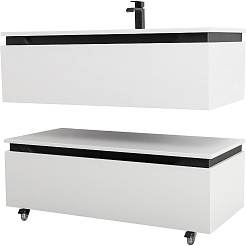 Cezares Тумба Slider 100 белая – фотография-7