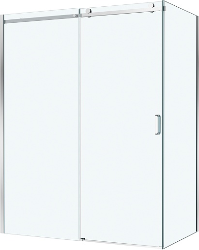 BelBagno Душевой уголок Soft Close-2 SOFT_CLOSE-2-AH-1-160/90-C-Cr 160x90 профиль хром стекло прозрачное – фото-1